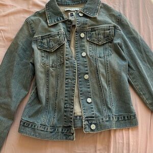 vintage wash jean jacket